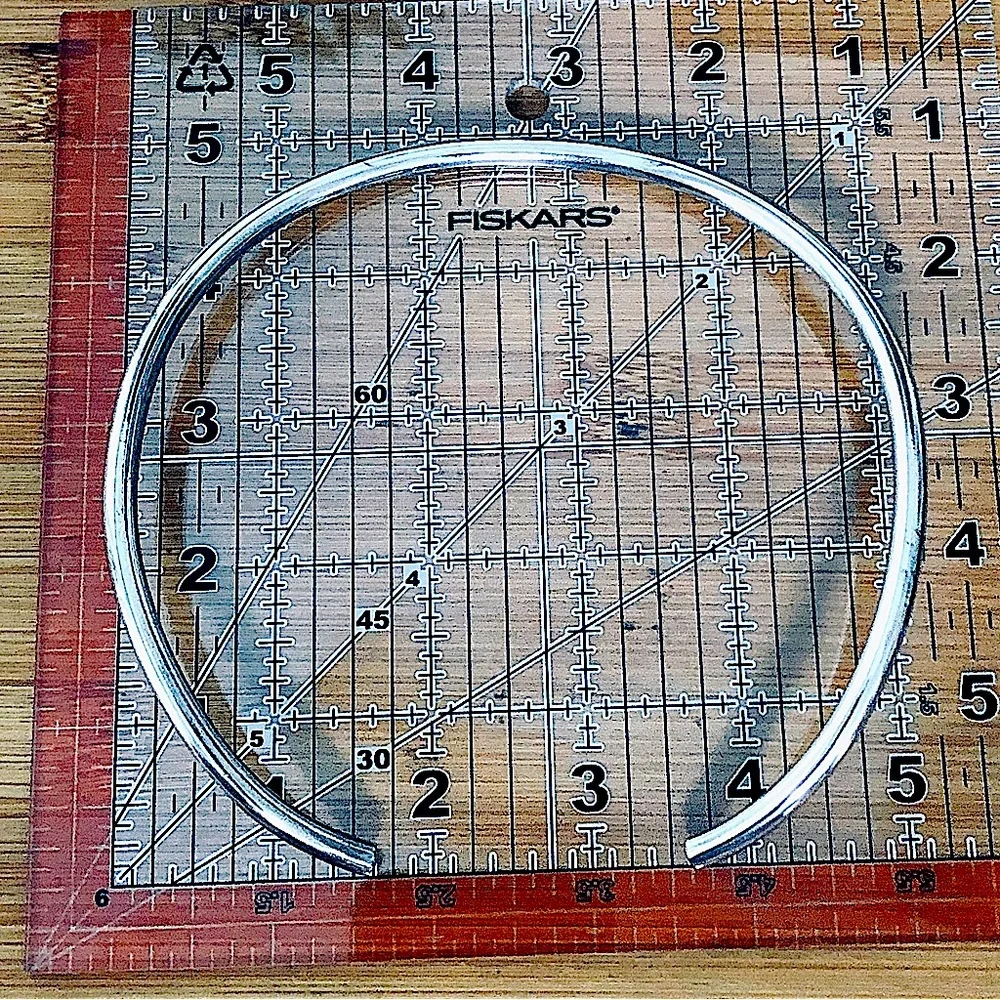 $112  Estate Tube Choker Collar  Sterling  18 Grams  Marked 925 - Picture 2 of 6